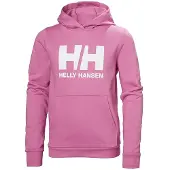 Helly Hansen Logo 2.0 Jr Hoodie Rose 14 Years Enfants