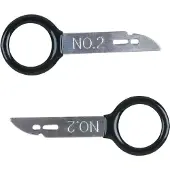 Ks Tools Jeux de kit de démontage pour poste autoradio, 2 pcs Becker