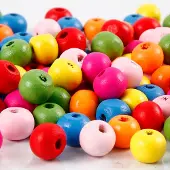 Creativ Company Houten Kralen Mix 8mm, 16gr