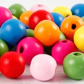 Creativ Company Houten Kralen Mix 12mm, 22gr
