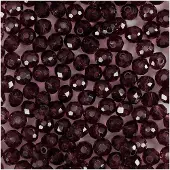 Creativ Company Perles à facettes lilas, 45 pièces.