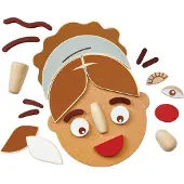 Adlibris Jouets en bois Construire un visage