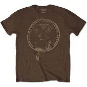 Neil Young Hommes, T-shirt, Tour 76 Seal, Marron, (M)