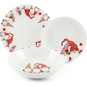 Excelsa Set de vaisselle 18 pièces Gnomo Porcelaine Multicolore