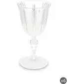 Excelsa Set De 6 Verres Country Plastique 25 Cl Transparent