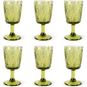 Excelsa set de 6 verres Leaf verre 30 cl vert