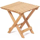 Skye Decor , My019, table basse de jardin, 100% bois de hêtre, marron, 40 x 40 x 40 cm