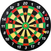 Karella Cible de fléchettes magnétique, y compris 2 jeux de fléchettes, 45 cm, neuf