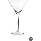 Excelsa Set De 6 Verres Martini Verre 26 Cl Transparent