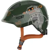 ABUS Casque Enfant 67268 - SMILEY 3.0 GREEN ROBO M