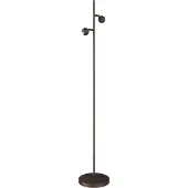 Masterlight Lampe sur pied à deux lumières Talana Cacao brun
