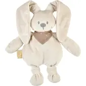 Nattou Peluche Moyenne Lapidou Avec Bandana Glow Sable 36 Cm - Ecru