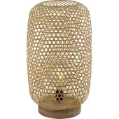 Globo Lighting Lampadaire en rotin Mirena 55 cm de haut
