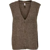 ONLY Gilet ONLJANE SL femmes - Marron - EU M