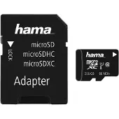 Hama microSDXC 256 Go Class 10 UHS-I 80 Mo/s + adapt./mobile