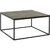 Skye Decor , Shp-980-Qq-1, table basse, noir, 100 % PANNEAUX DE PARTICULES MÉLAMINÉS, 80 x 80 x 42 cm
