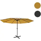Mendler Parasol Aluminium Meran Pro Ø 5m Crème