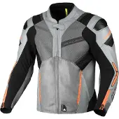 Macna Galvic Blouson de moto perforé en cuir/textile