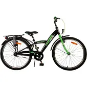 Volare Thombike 24 pouces 23 cm Garçon Frein à rétropédalage Noir/Vert