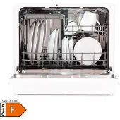 Klarstein Mini Lave Vaisselle de 5 Couvert, Lave-vaisselles Silencieux, 6 Programmes de Lavage, Petit Lave-vaisselle de Table, Lave vaisselle Portable, Facile à Installer pour la Maison et Bureau