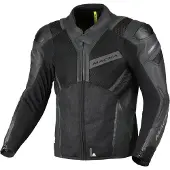 Macna Galvic Blouson de moto perforé en cuir/textile