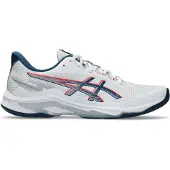 Asics Hommes, Chaussure de salle, Netburner Ballistic Ff 4 (42.5), Blanc