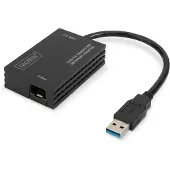 Digitus DN-3026 - Adaptateur réseau - USB 3.0 - Gigabit SFP x 1