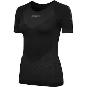 Hummel T-shirt fonctionnel 'First' gris foncé / noir