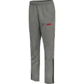 Hummel Pantalon de sport 'Pro Grid' anthracite / gris fumé / rouge