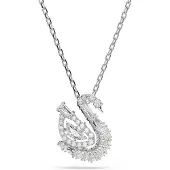 Swarovski Chaîne 'Swan' argent / transparent