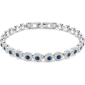 Swarovski Bracelet 'Una' bleu / argent