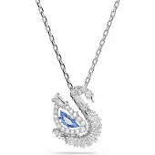 Swarovski Pendentif Swan, Tailles Variées, Cygne, Bleu