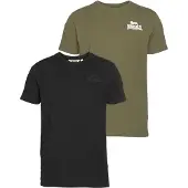 Lonsdale Blairmore Short Sleeve T-shirt Vert,Noir L Homme