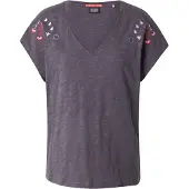 Scotch & Soda T-shirt à Manches Courtes Et Col En V Embroidered