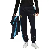 Puma Hommes, Bas de sport, Pantalon OM KING Anthem (XXL), Bleu