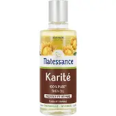 Natessance Huile de Karité Nourrissante Visage Corps Cheveux 100 ml Huile
