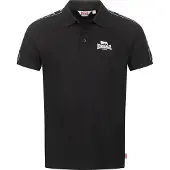 Lonsdale Polo hommes coupe régulière SETTER Noir/Blanc L