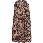Vila Robe d’été 'VIMesa' marron / brocart / rose