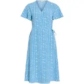 Vila Robe 'VILovie' bleu clair / blanc