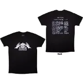 Radiohead Hommes, T-shirt, Bearhead Crest Back Print, Noir, (M)