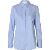 Selected Chemisier 'ROMIE' bleu clair / blanc