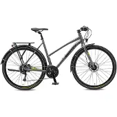 Monty City Rock 700c Altus M2000 Bike Argenté M