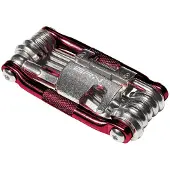 BRN Smart Tool 17 Functions Red Multitool Argenté
