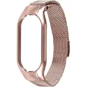 Source Loop Magnetic Steel Band Mi Band 7 (Acier), Sangles de montre, Rose