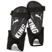 Puma King IS Protège-tibias unisexe noir blanc taille L