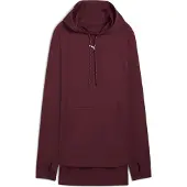 Puma Femmes, Pull-over, Sweat à capuche Modest, Rouge, (S)
