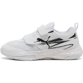 Puma Chaussures De Sport Indoor Varion Ii Enfant Et Adolescent, Chaussures, Blanc/Noir, 30