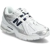 New Balance 1906R, coloris blanc, bleu marine et argent métallisé - Taille EU 40,5