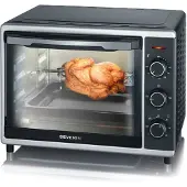 Severin 2056 30 L Noir, Gril en acier inoxydable