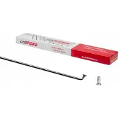 CnSPOKE Inox 2 Mm Spokes And Nipples Kit 100 Units Clair 280 mm